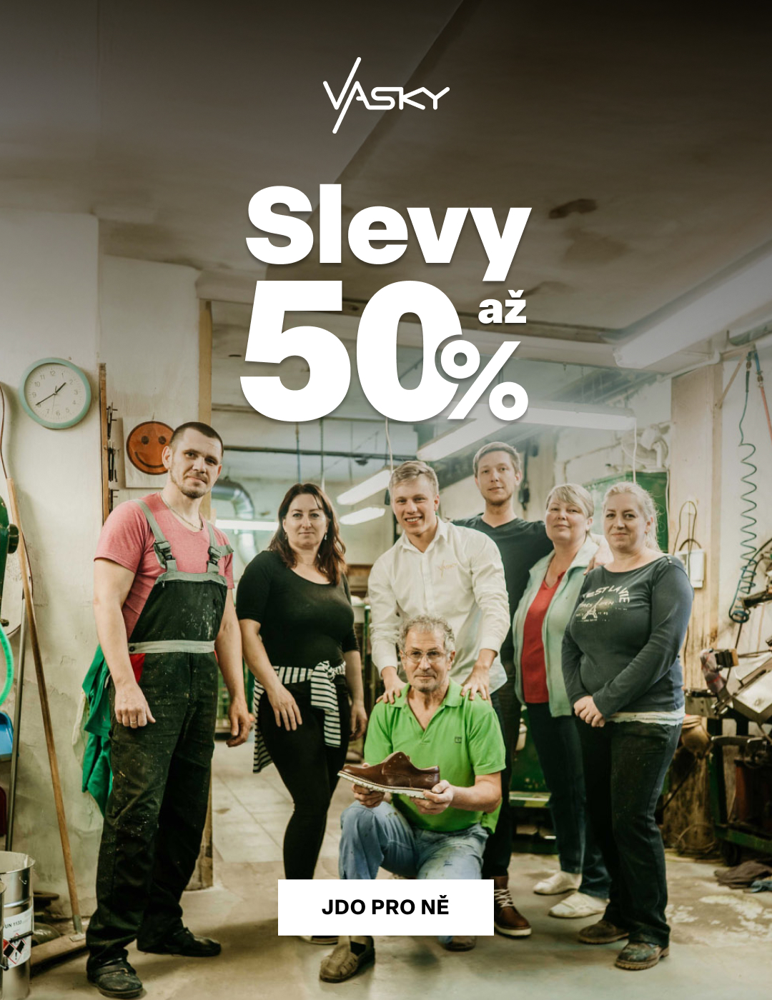 Slevy až 50 %